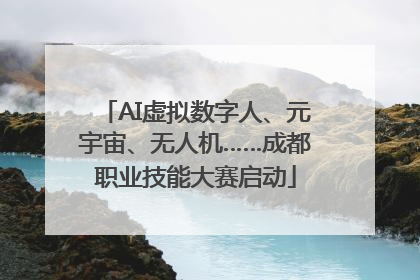 AI虚拟数字人、元宇宙、无人机……成都职业技能大赛启动